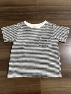 BEAMS mini ストライプ 半袖Tシャツ 100cm
