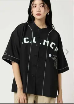 美品　graniph グラニフ ラムチョップ　FCチョップ ベースボールシャツ