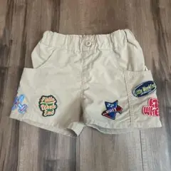 Little Weekend パッチ付き半ズボン 100