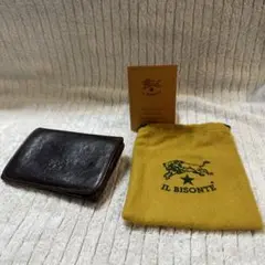 IL BISONTE イルビゾンテ カードケース ダークブラウン