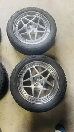 A7【希少中古送料込】レオンハルト ライゼ 19インチ 4本タイヤホイール tire-shonai_z6617