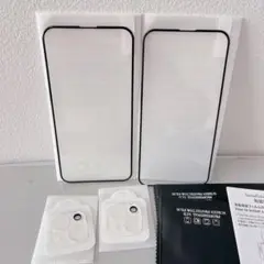 iPhone14 ガラスフィルム カメラフィルム 2枚