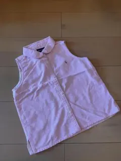 Ralph Lauren ピンク 半袖シャツ　サイズ120 コットン
