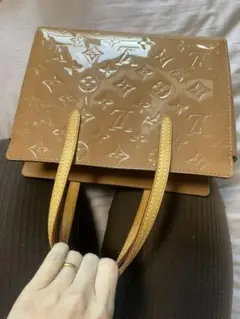 美品 ルイヴィトン ヴェルニ カタリーナBB ローズヴェルール モノグラム