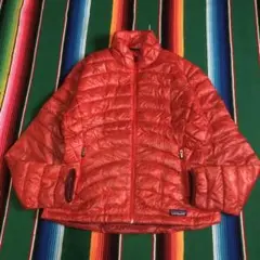 Patagonia 赤 ダウンセーター レディースS パタゴニア ジャケット 昔
