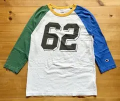 【Champion】チャンピオン 7分袖ベースボールTシャツ トリコタグ復刻