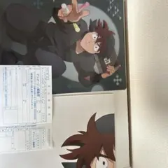 プリンスアニメージュ忍たま 土井半助A4クリアファイル ポスター アクスタ応募券