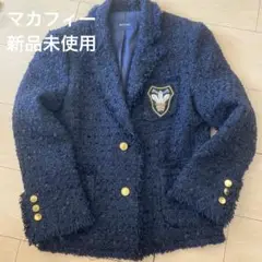 マカフィー 定価33600円新品未使用★ツィードジャケット ワッペン エンブレム