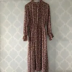 Ray Cassin 花柄ロングワンピース