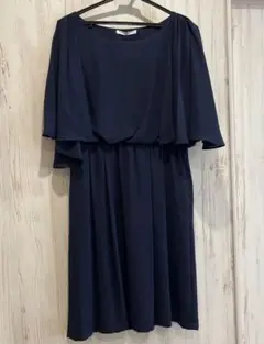 AULI ワンピース　ドレス　ネイビー