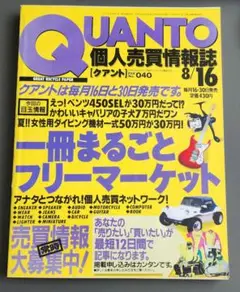 【希少】QUANTO　クアント　No.040　1996年8月16日号