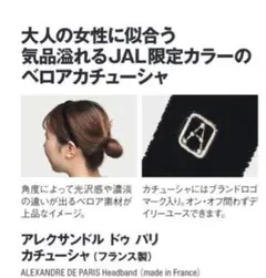 アレクサンドル ドゥ パリ カチューシャ(フランス製)