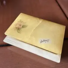 【新品　未使用】　ドマン イタリア製 大理石 薔薇 ジュエリーBOX　宝石箱