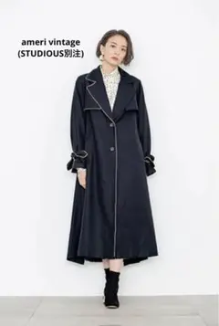 【値下げ⭐️美品】ameri vintage(STUDIOUS別注)トレンチコート