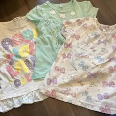 Cathy motherways リボン柄 Tシャツ　３枚セット