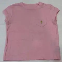 【ポロラルフローレンベビー 】日本製ピンクTシャツ