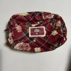 花柄ピンクハウスポーチ