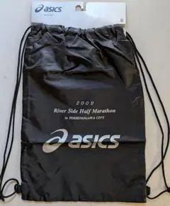 【ランドリーバッグ/リュック】吉野川マラソン×アシックス（未使用品/非売品）