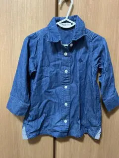POLO baby 90 チュニックシャツ　ブルー