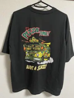 ニコロデオン ティーンエイジ・ミュータント・ニンジャ・タートルズ Tシャツ 黒