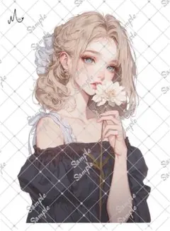 ℳ.オリジナル 人物ステッカー 7月新作 3-163