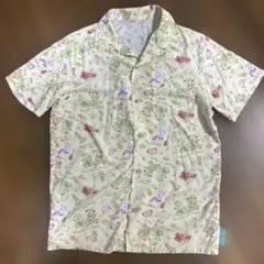 ダッフィー　アロハ シャツ　ディズニーリゾート　半袖　シャツ L