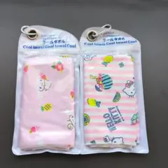 【新品未使用品！】サンリオ　クールタオル　シナモロール　キティちゃん　2点
