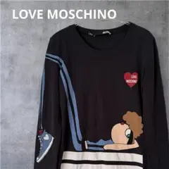 LOVE MOSCHINO ラブモスキーノ　プリント　ロンT
