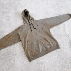 ヘインズ　パーカー　フリー　グレー　ブラウン