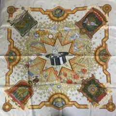 未使用 HERMES エルメス カレ90 スカーフ マジック LA MAGIE