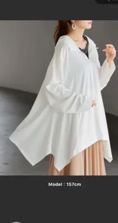 新品★HUG.U接触冷感UVカット丸隠しパーカー
