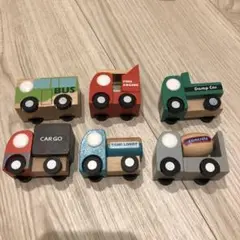 木製ミニカー 6台セット