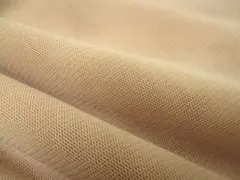 2wayチュールパワーネット生地 ピンクベージュ 110cm巾×2m