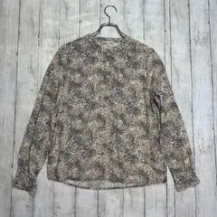 Best Mountain 総柄 シャツ ブラウス オーバー カジュアル 綺麗