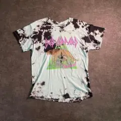 【DEF LEPPARD】バンドTシャツ タイダイ柄 ロック古着usedSM22