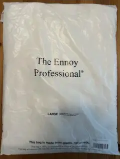ennoy POCKET & CREW 2PACK LS T-SHIRTS（白）