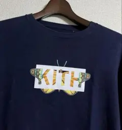 Kith Monarch Classic Logo LS Tee バタフライロゴ