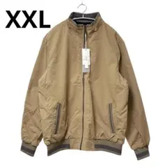アウトドア ジャケット メンズ ライダースジャケット 撥水 ベージュ　XXL