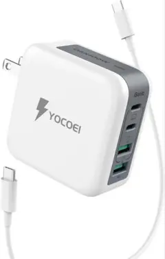 USB-C PD 100W USB-C, USB-A 合計4ポート GaN