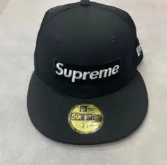 Supreme 59FIFTY ブラックキャップ 7 1/4