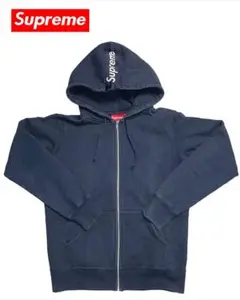 【登坂広臣着用】Supreme Logo Tape Zip Up Hooded