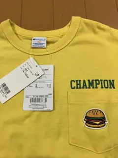 ⭐️新品⭐️チャンピオン　Tシャツ　140 イエロー　ハンバーガー