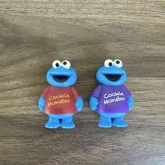 クッキーモンスター ミニ フィギュア 2個
