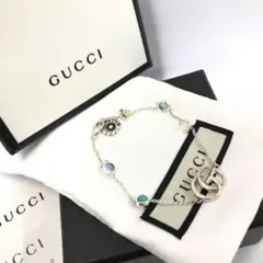 5967 GUCCI ダブルG フラワー ブレスレット