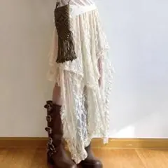 フェアリーグランジ　レース　チュール　スカート