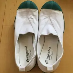 青緑縁の白上靴 25cm