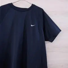【ナイキ】NIKE　メンズ　Tシャツ　L　ネイビー　ドライフィット