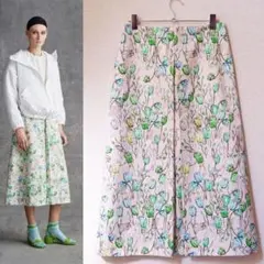 22年商品 ドゥロワー Drawer 花柄スカート 38