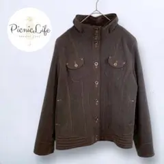 美品❤【NOVE-DUE】スタンドカラージャケット ステッチ ブルゾン アウター