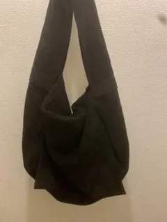 セブンバイセブン　スウェードトート　ブラック